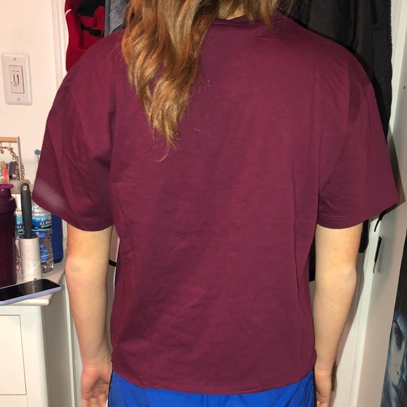 PINK Cropped Short Sleeve Tee - Picture 2 of 5